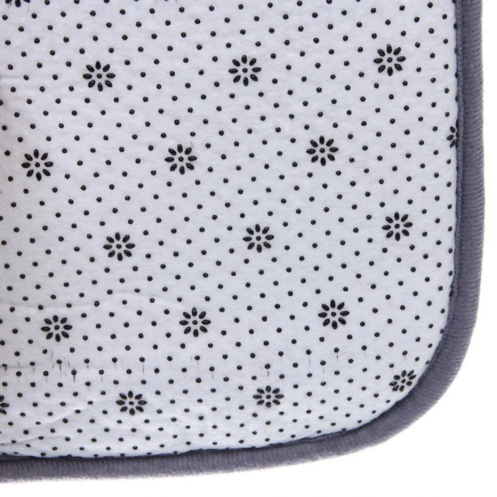 Набор для ванной и туалета 3 пр. «Эстель» ( 2 коврика 50*80+50*40, 1 чехол на крышку унитаза)серый