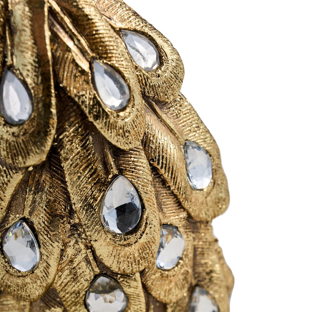 ФИГУРКА "ПАВЛИН" 11*13*25 СМ. СЕРИЯ "МАХАРАДЖИ" (КОР=12ШТ.)