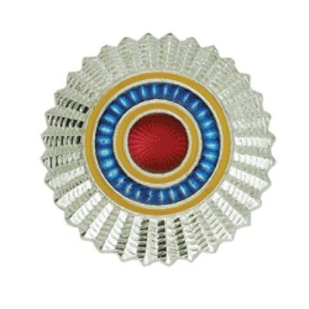 Кокарда Общегражданская серебр.