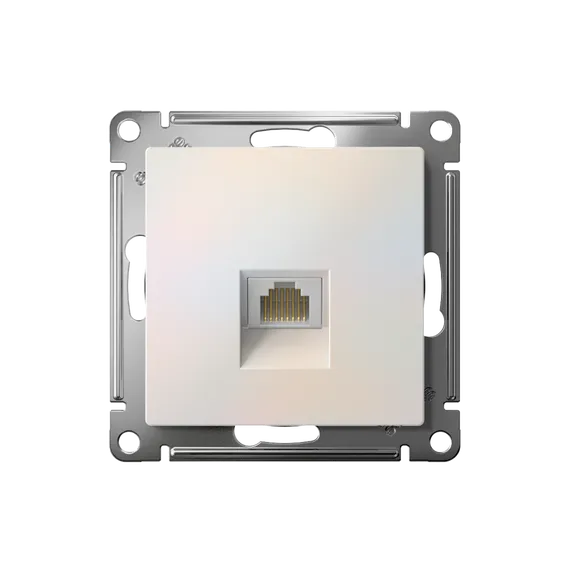 Розетка компьютерная AtlasDesign RJ45 кат.5E механизм жемчуж. SE ATN000483