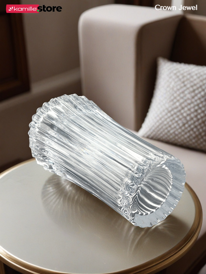 Ваза для цветов 30 см. стекло, коллекция Crown Jewel