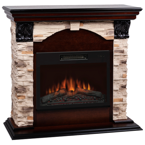 Каминокомплект Real Flame Dublin Rock AO с очагом Kendal 24