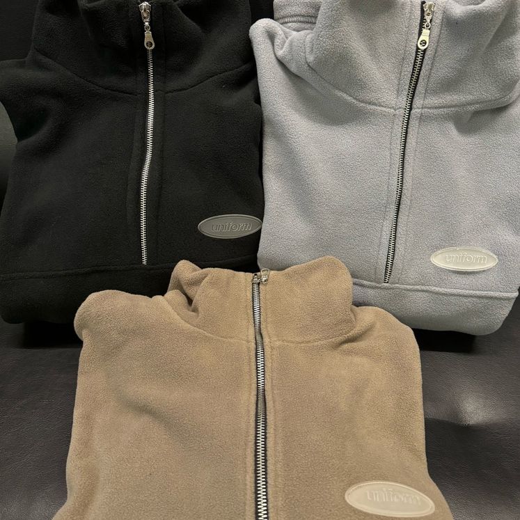 Свитшот UNIFORM Zip Comfort, коричневый