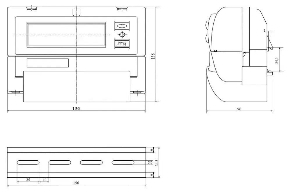 Счетчик электроэнергии Меркурий 200.02 однофазный многотарифный, 5(60), класс точности 1.0, D, ЖКИ, CAN 2 Тарифа МСК