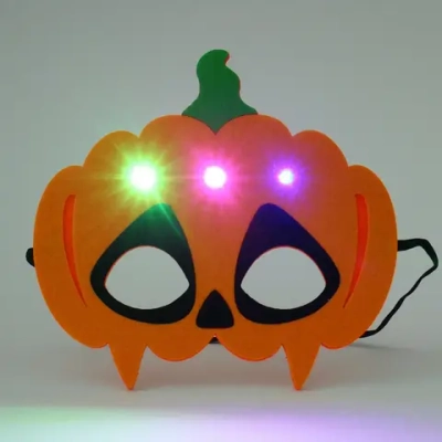 Ободок карнавльный «Helloween - Тыква» с подсветкой