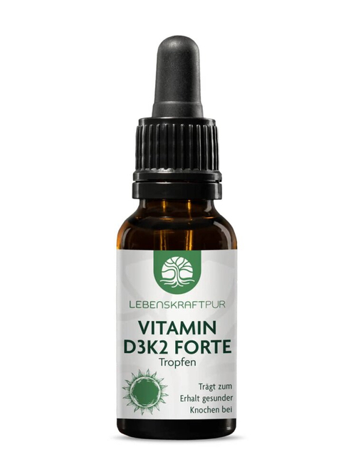 Vitality Pure Vitamin D3 K2 Forte Drops 20ml