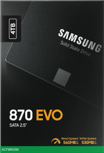 SSD диск Samsung 870 Evo 4TB (MZ-77E4T0B/EU)