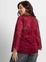 Блуза Лунная ночь (бордовая) Б15071-30М LT Collection