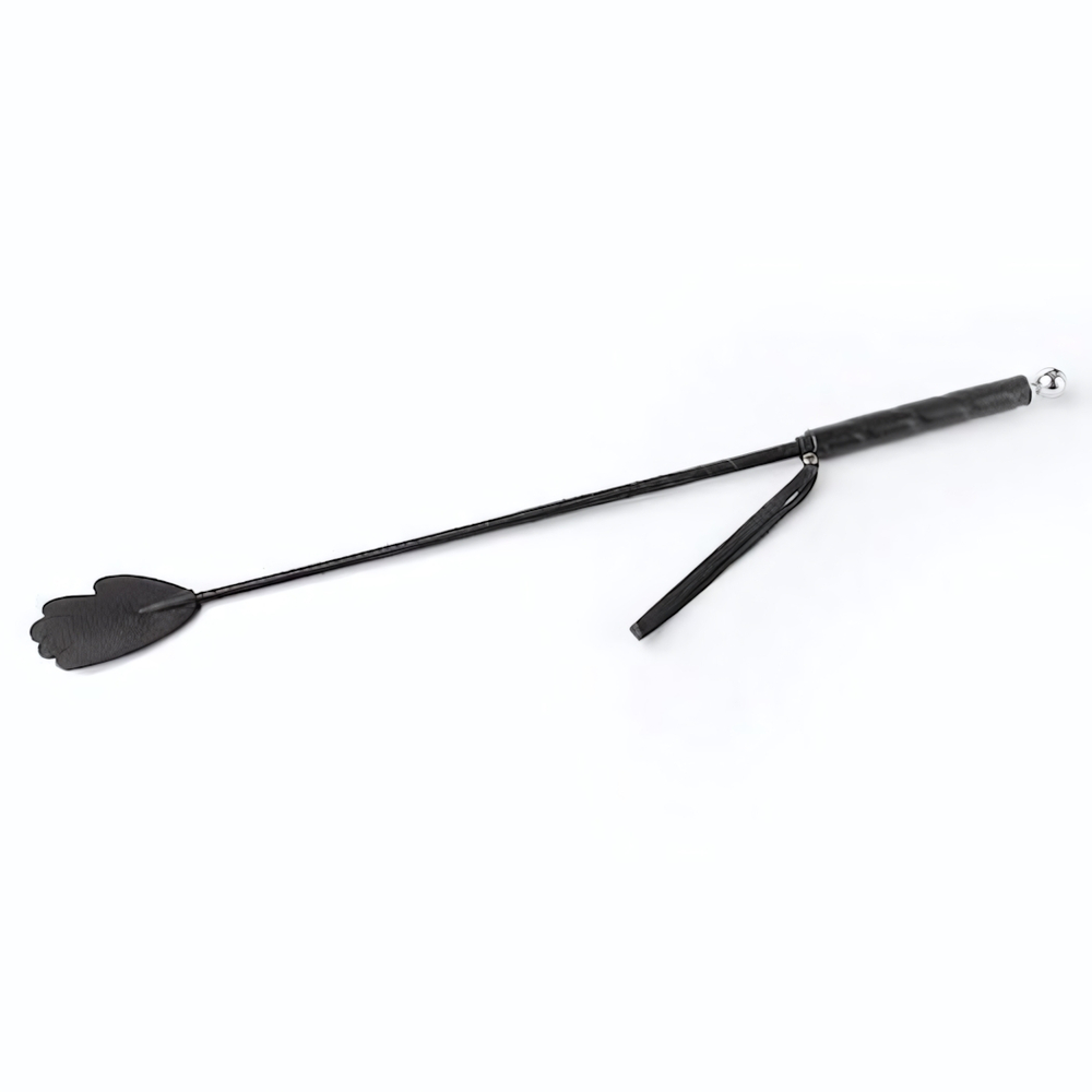 Чёрный стек со шлепком-ладошкой - 70 см. (Цвет: черный)