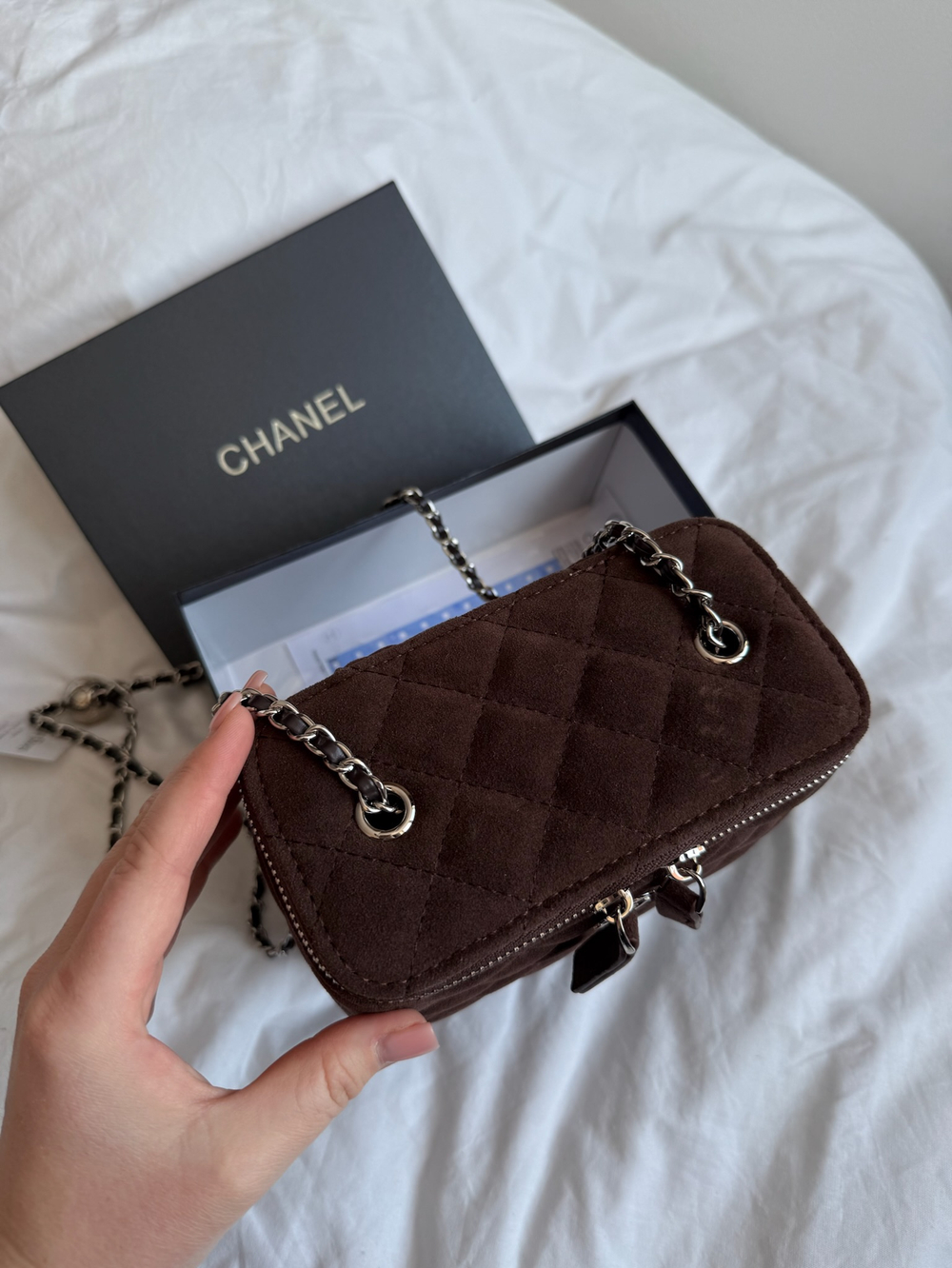 Сумка из эко замши