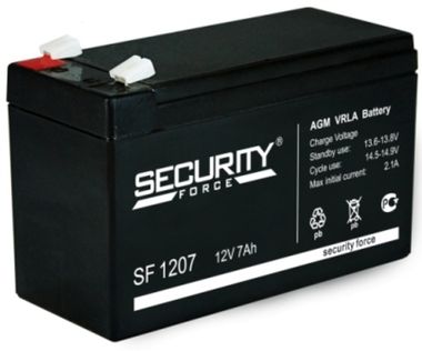 Аккумуляторы Security Force SF 1207 - фото 1