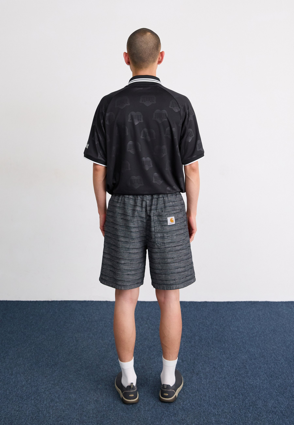 Carhartt WIP GELLAR GLENVILLE - Шорты - Чёрный