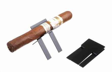 Подставка для сигары, складная, металл, Черная 4528