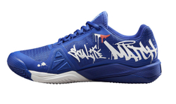 Женские теннисные кроссовки Wilson Rush Pro 4.0 Hope Paris Clay - bluing/white/infrared