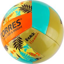 Мяч для пляжного волейбола TORRES Hawaii V32075B, размер 5