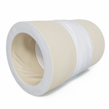 Мягкий модуль Romana «Труба» d700х1000 (серо-бежевый)