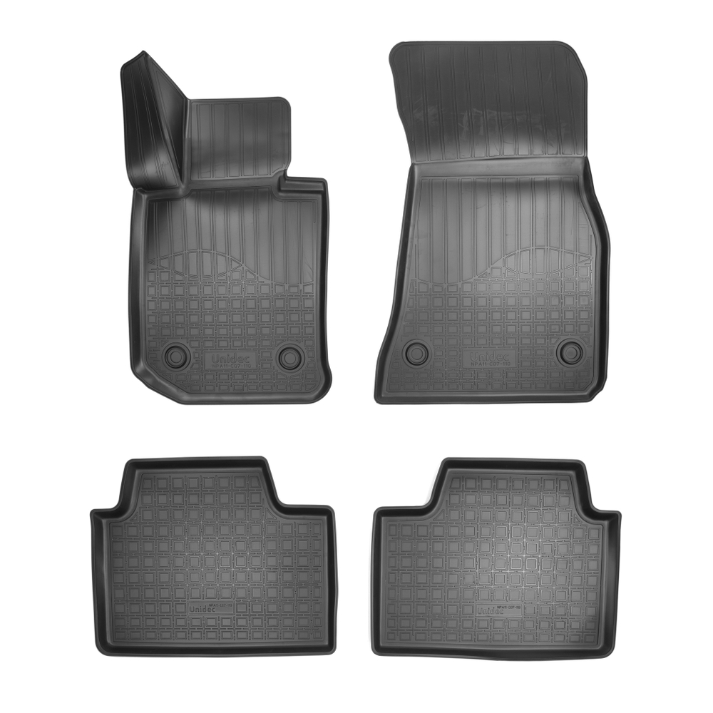 Ковры в салон Norplast/Unidec для BMW 4 в кузове G26 (2020-), Черный, grand coupe, арт.NPA11-C07-110-2