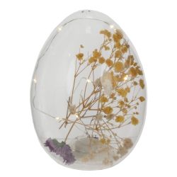 GAEM Изделие декоративное "Яйцо" (подсветка, CR2032x2 н/п), L10 W10 H13 см