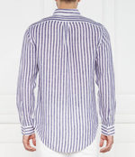 Льняная рубашка POLO RALPH LAUREN - фиолетовый(710837274)