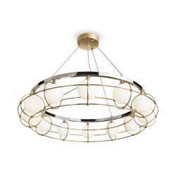 Подвесная люстра Maytoni Carcass MOD312PL-12GCH