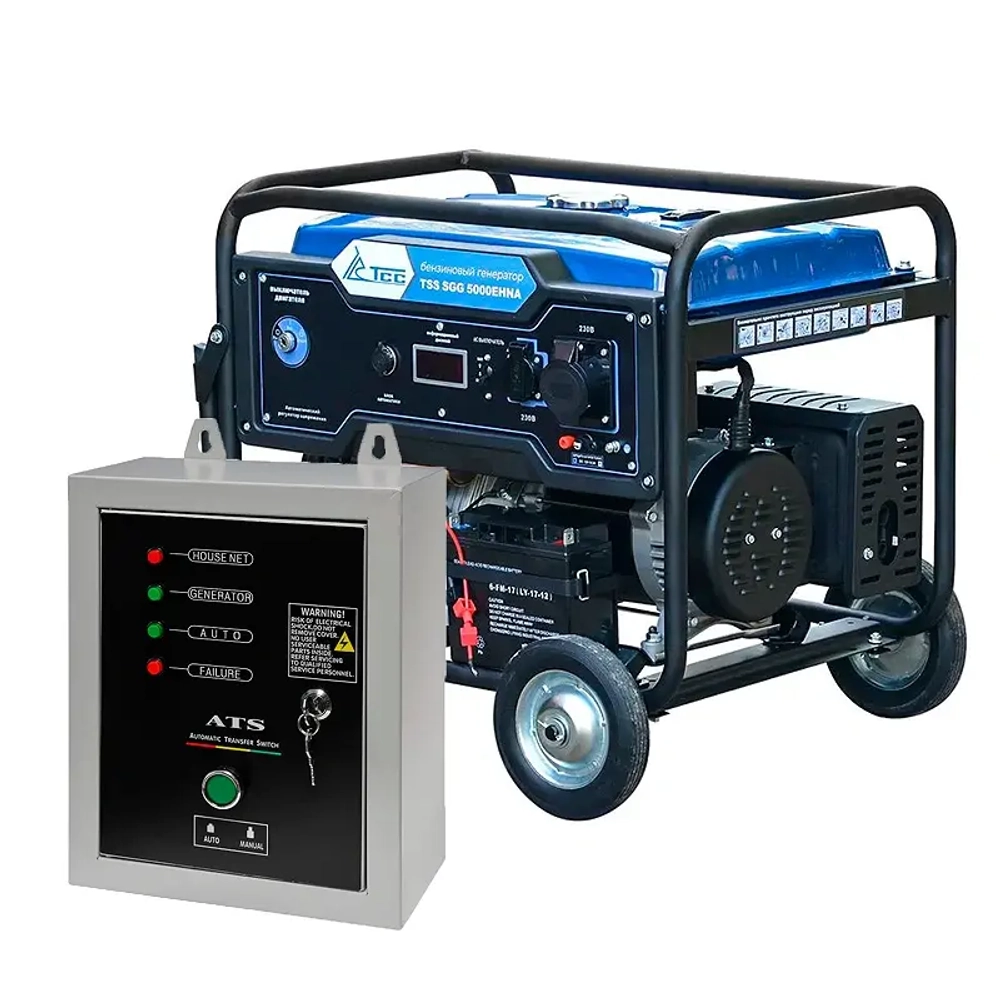 ТСС SGG 5000EHNA бензогенератор с блоком АВР ТСС С 9000/230 160008/190047