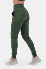 Брюки HIGH-WAIST LOOSE FIT SWEATPANTS "FEELING GOOD" 409 Зеленые