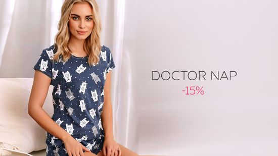 Скидка 15% на домашнюю одежду Doctor Nap 😸