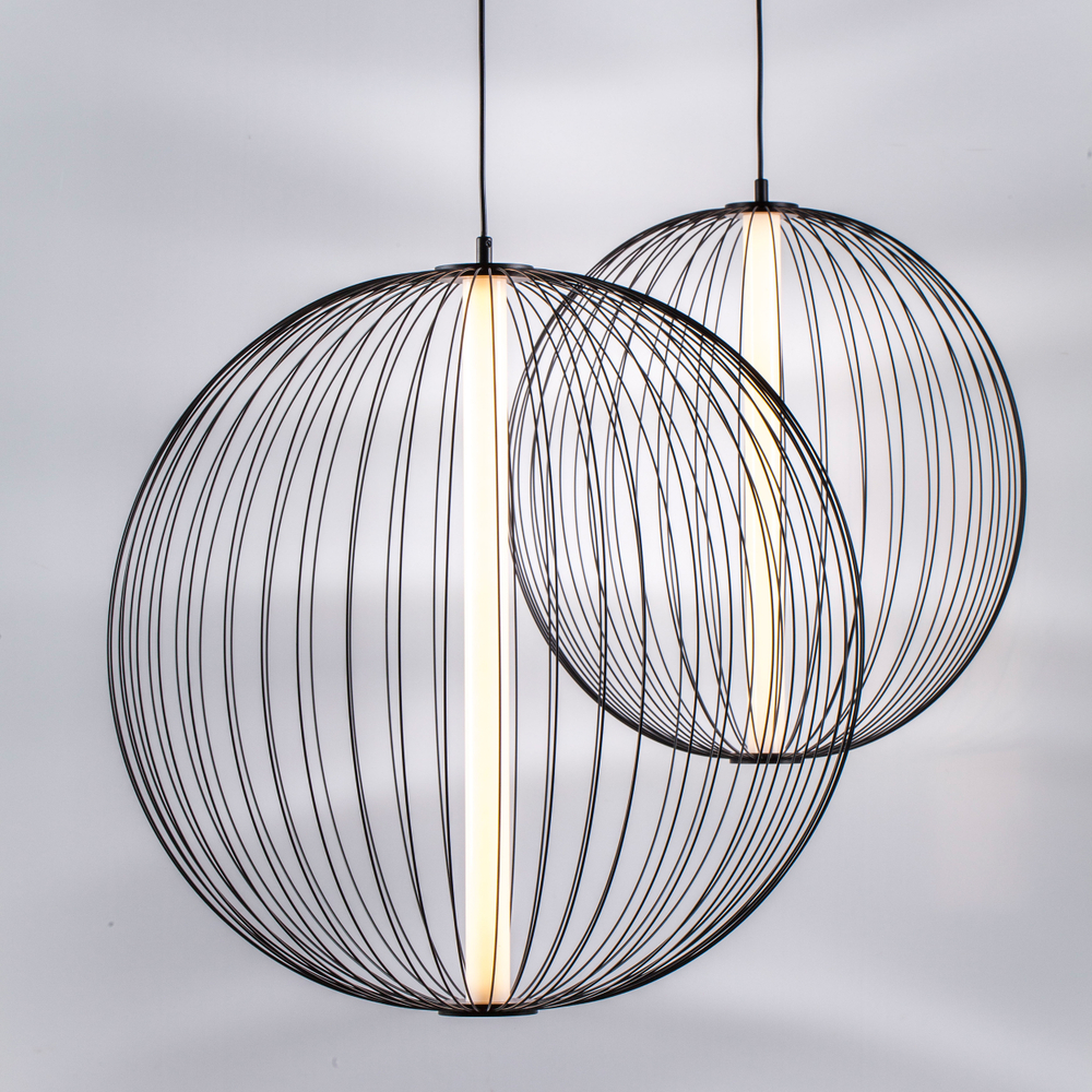 734067 Люстра SOLE 23W LED 1856LM 120G ЧЕРНЫЙ МАТОВЫЙ 3000K