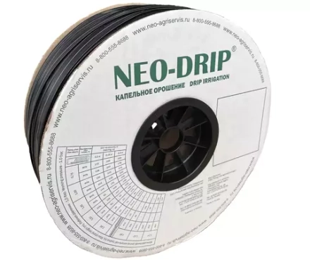 Капельная лента Neo-Drip, 3000м, шаг 20см, 1,6 л/час, эмиттерная, 6 милс