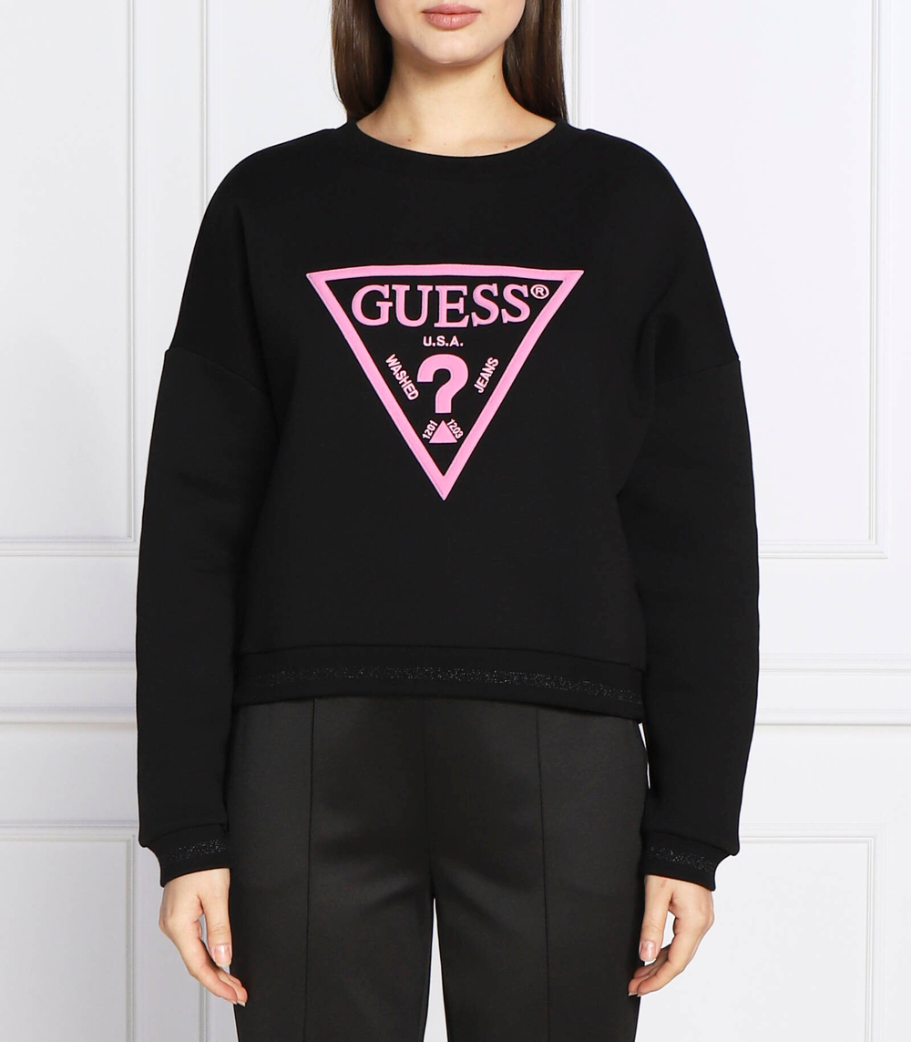Худи roxi GUESS - черный(W2BQ07 K9Z21)