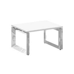 Onix Direct Lux Стол журнальный О-обр. м/к M-O.MO-SJ-1 Белый Бриллиант/Нержавеющая Сталь/Хром 780*60