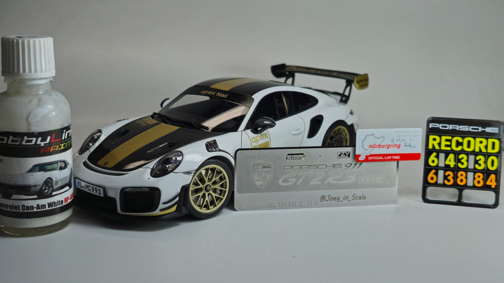 Краска лаковая HobbyLink Chevrolet Can-Am White HP-4002