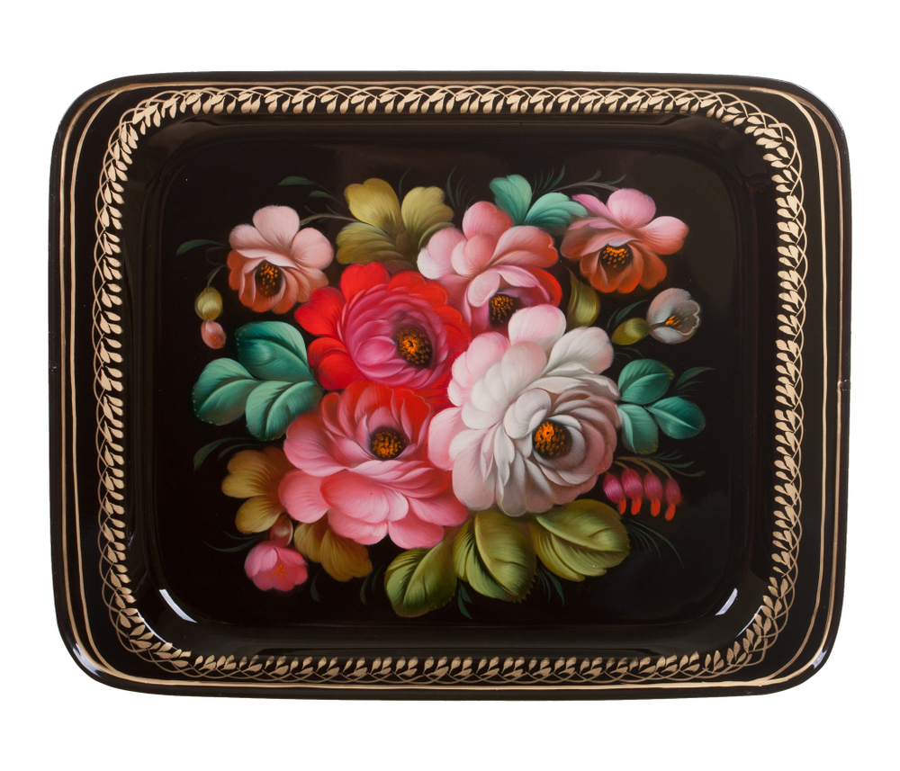 Zhostovo metal tray A13D26092494