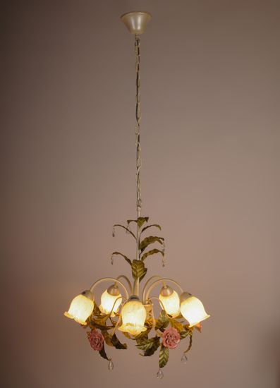 Подвесная люстра Abrasax L.6502-5CREAM