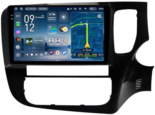 Магнитола для Mitsubishi Outlander 3 2012-2021 (правый руль) - Teyes CC4-PRO монитор 9.5" 2K QLED на Android 13, Быстрейшая, Snapdragon 778G, ИИ, CarPlay, DSP, 4G SIM-слот