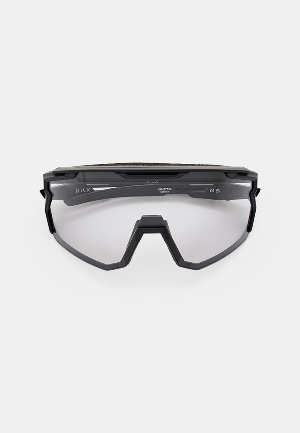 Спортивные очки HILX Samurai / Matt Solid Black / Black Polarized Lens + Clear Lens