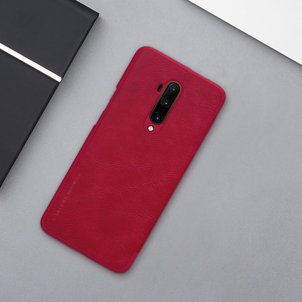 Кожаный чехол-книжка Nillkin Leather Qin для OnePlus 7T Pro