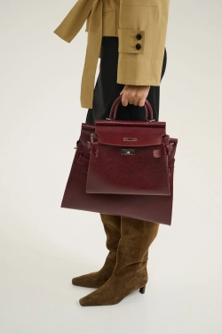 Сумка Cois Ludmi medium NICKEL Rouge