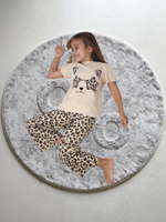 7-56-2 Пижама для девочки (фуфайка и брюки)