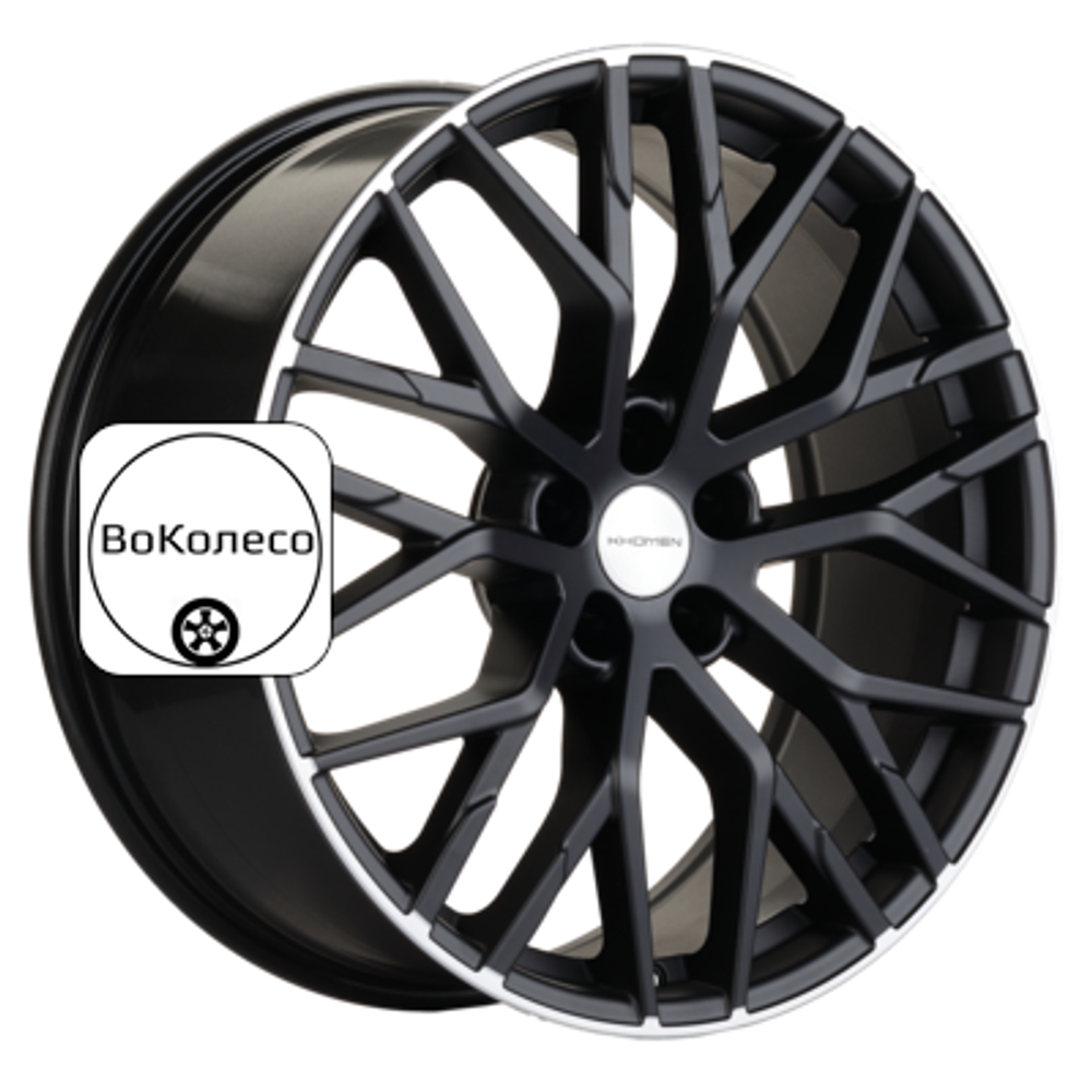 8,5x20/5x112 ET33 D66,5 KHW2005 (Audi/VW) Black matt MR Khomen Wheels