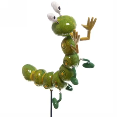 Фигура на спице «Гусеничка» 10*8*40см для отпугивания птиц