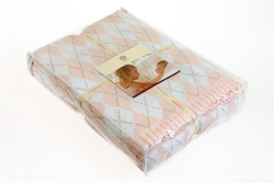 Элитный плед детский Imperio 252 розовый от Luxberry упаковка