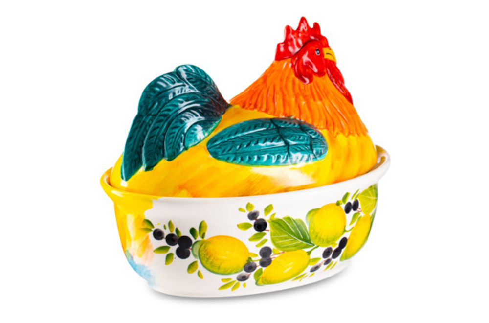 Блюдо для горячего 17х24см Edelweiss Петухи