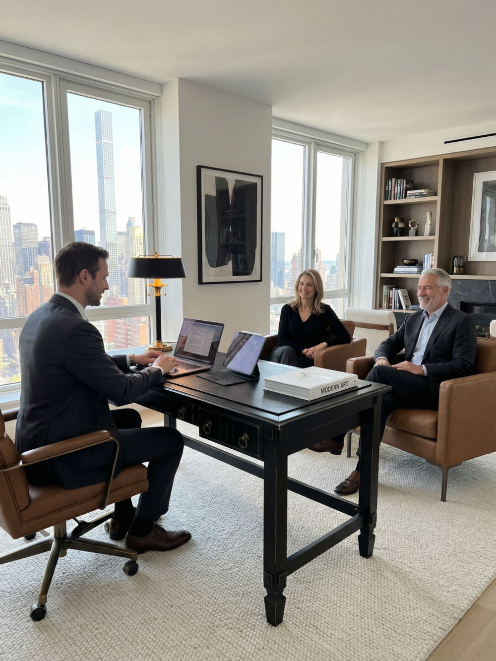 Стол письменный, 140х65х84, Джоли, компьютерный, с ящиками, массив березы, черный, MAKOSA