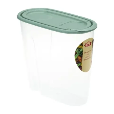 Емкость для сыпучих продуктов 1,5л Фисташковый