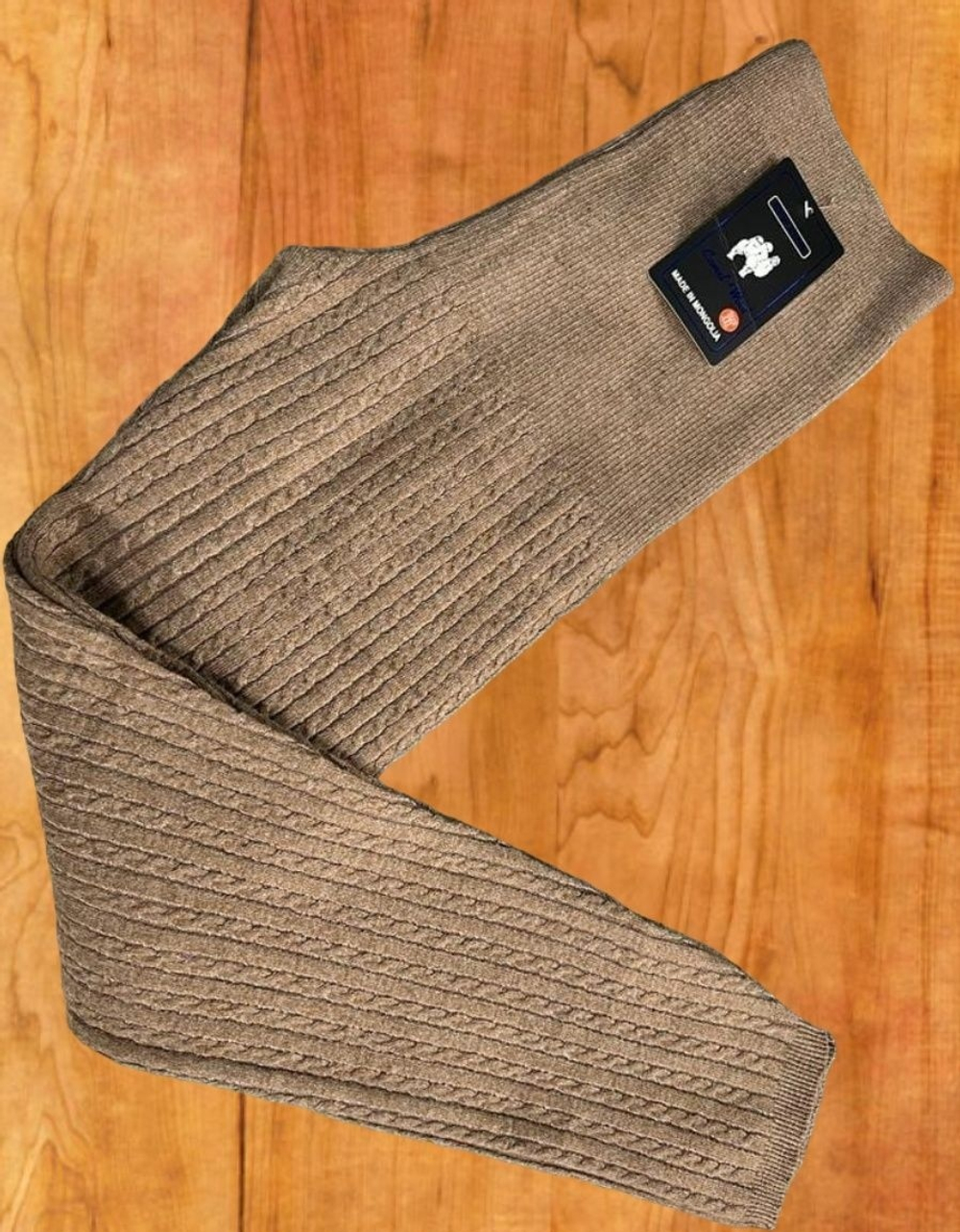 Лосины жен. Монголия вязка косичкой Ш005