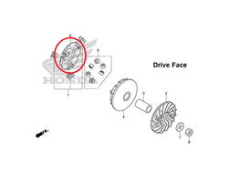 22131-KWN-900. PLATE, RAMP