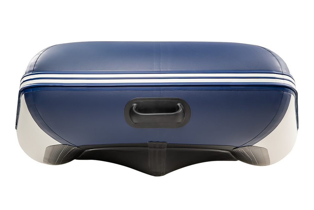 Броня-280 СК слань+киль белый-синий (лодка ПВХ под мотор с усилением)