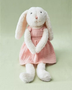 ZARA HOME ДЕТСКАЯ МЯГКАЯ ИГРУШКА "КРОЛИК", ЖЕЛТОВАТО-БЕЛЫЙ