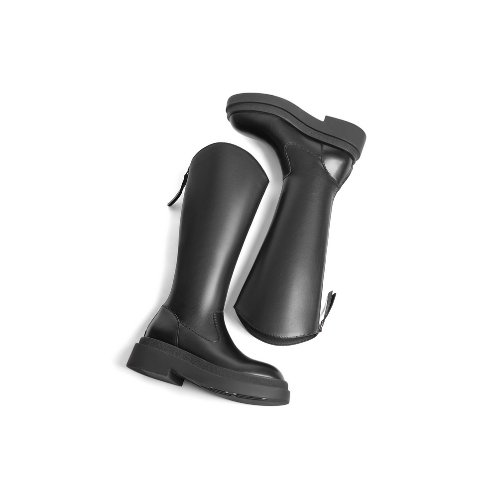 BELLE Knee high Boots 5cm Women"s Black